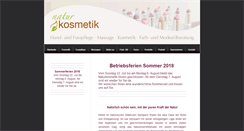 Desktop Screenshot of naturkosmetik-studio.ch